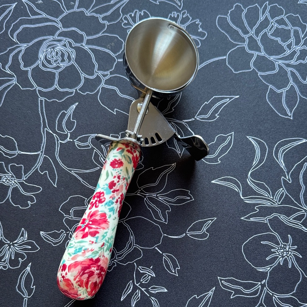 Pioneer Woman Ice Cream Scoop with Stainless Steel Head